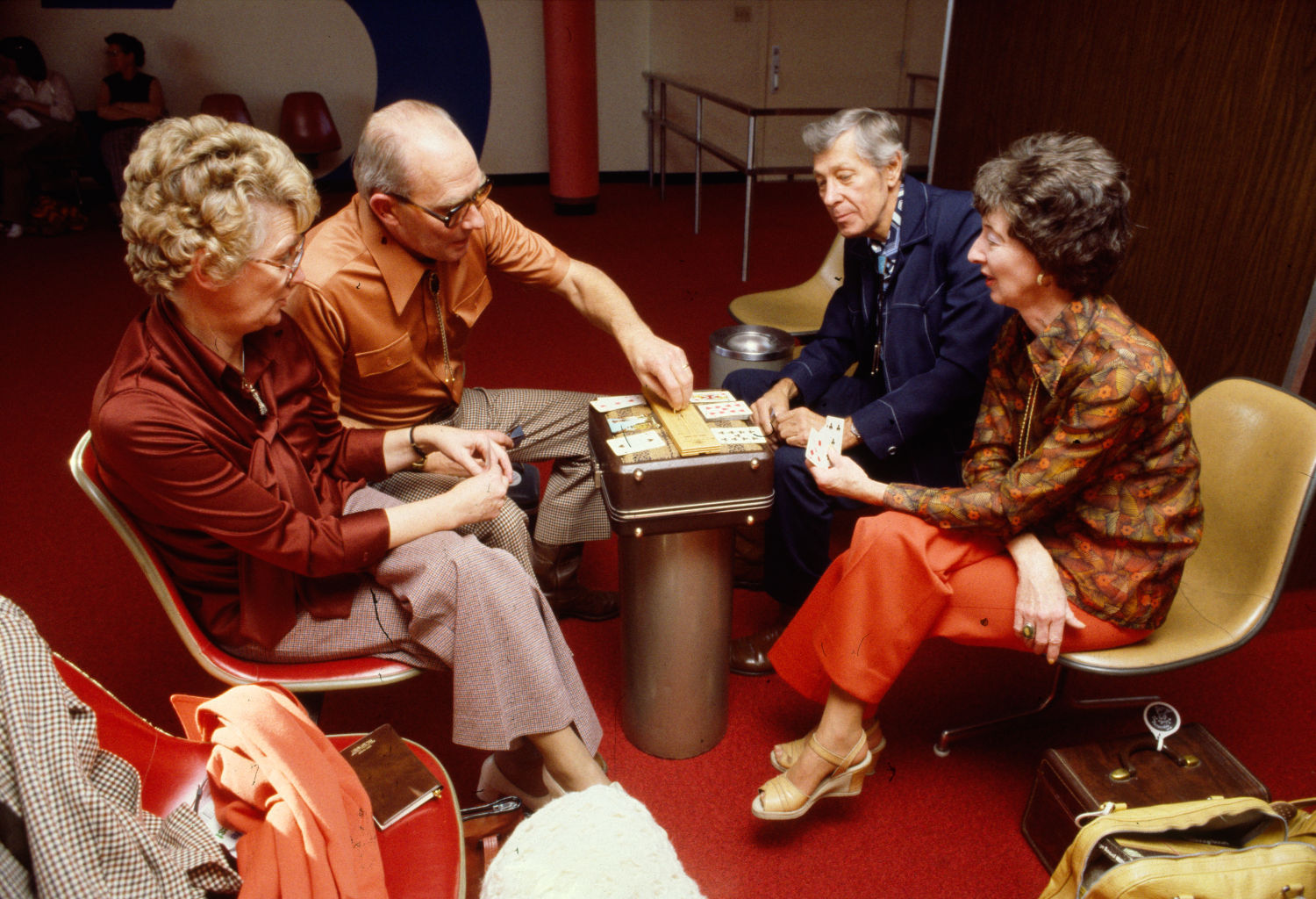 Passengers at Billings Logan International Airport, 1978